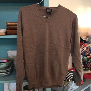 Brown men’s v neck sweater